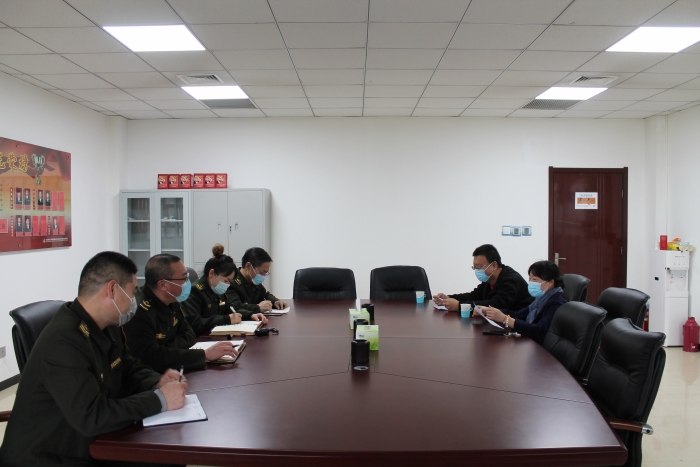 2022-3-3，石安分公司資產(chǎn)管理中心到邢臺(tái)北站檢查指導(dǎo)廢舊物資管理工作 (1)