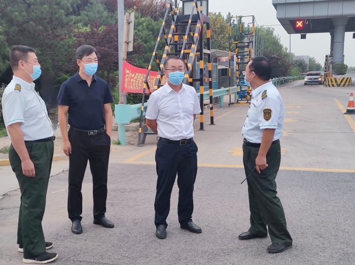 石安分公司領導到基層督導慰問 (2)