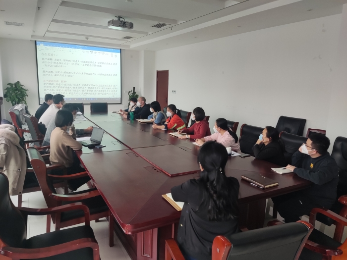集團(tuán)公司資產(chǎn)管理系統(tǒng)試運(yùn)行調(diào)研組到石安分公司進(jìn)行調(diào)研