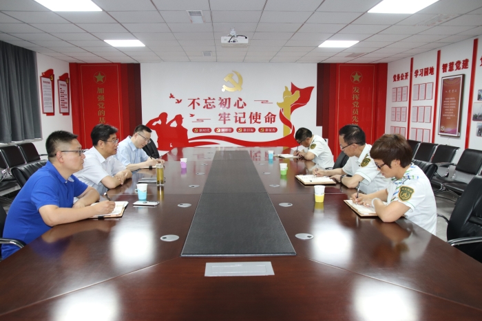2023-5-29董廣到石家莊南站調(diào)研（座談會(huì)），攝：周興樂