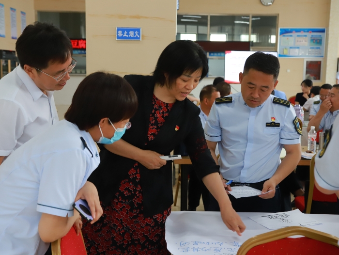 石安分公司舉辦“支部書記擂臺賽”實操演練 (1)