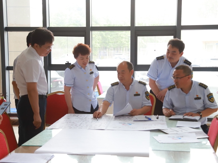 石安分公司舉辦“支部書記擂臺賽”實操演練 (2)