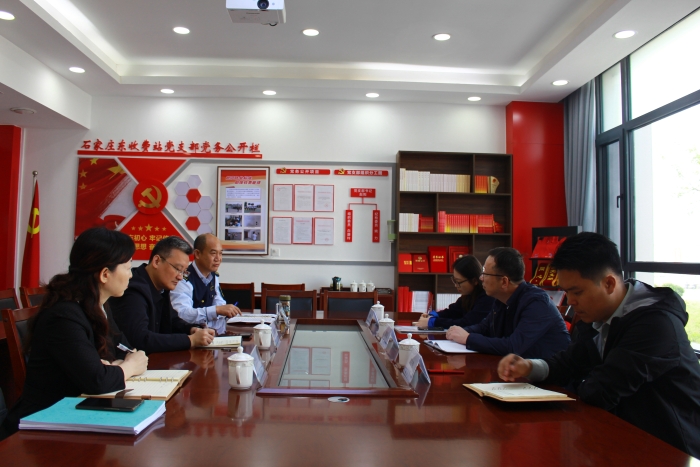 2024-10-9趙紅星到石安分公司督導(dǎo)基層黨建工作